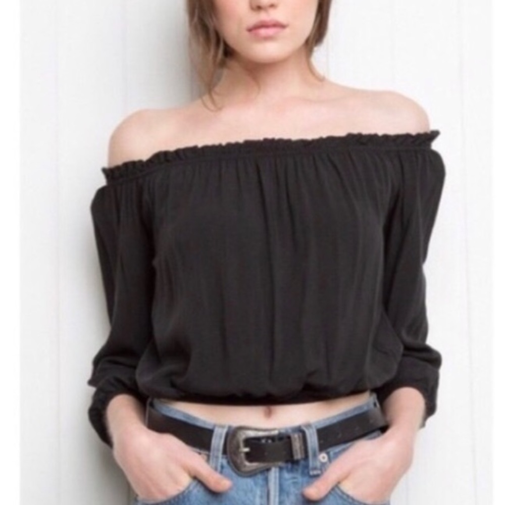 Off the shoulder shirt